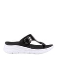 thumbnail image 2 of Aquatherm Canada Sandales Oasis pour Femmes, Largeur Moyenne, à Enfiler, Noir Blanc, 2 of 5