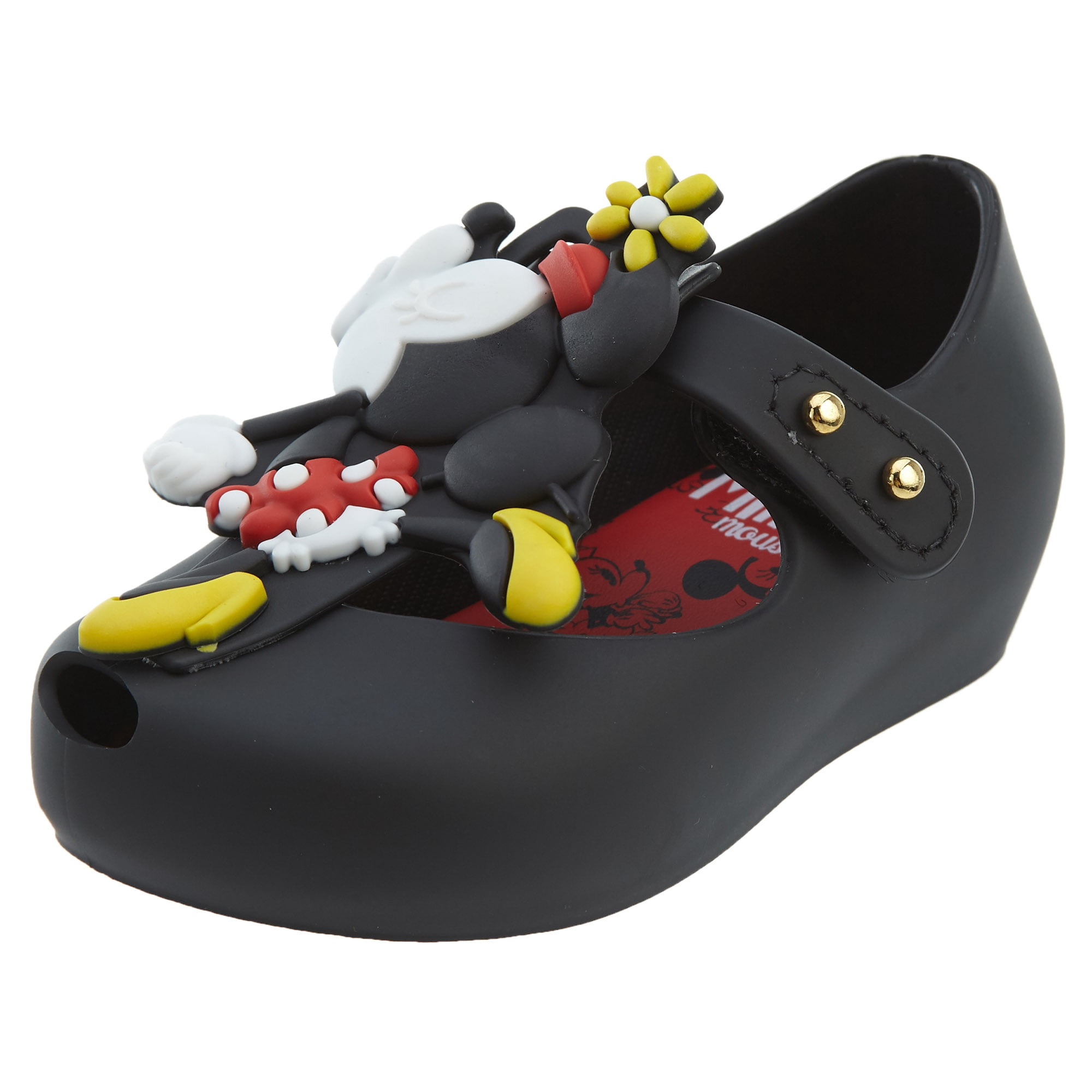 mini melissa black shoes