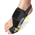 thumbnail image 4 of Adjustable Bunion Corrector, Day and Night Wear for Pain Relief - Unisex Design, Soft Silicone Pads, Machine Washable (2-Pack, Black)​, 4 of 6