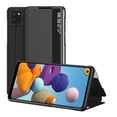 thumbnail image 1 of Funda de teléfono con Vista de ventana lateral para Samsung Galaxy S22 Ultra S21 S20 FE S8 S9 S10 Note 20 10 Plus, tapa inteligente de cuero PU, cubierta Simple xuanjing  unisex, 1 of 2