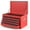 Red, variant on Gymax 24'' Tool Chest Case Steel Tool Box w/ 6 Drawers Top Storage Automatic Lock Blue