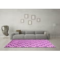 thumbnail image 3 of Ahgly Company Indoor Rectangle Oriental Purple Modern Area Rugs, 2' x 5', 3 of 4