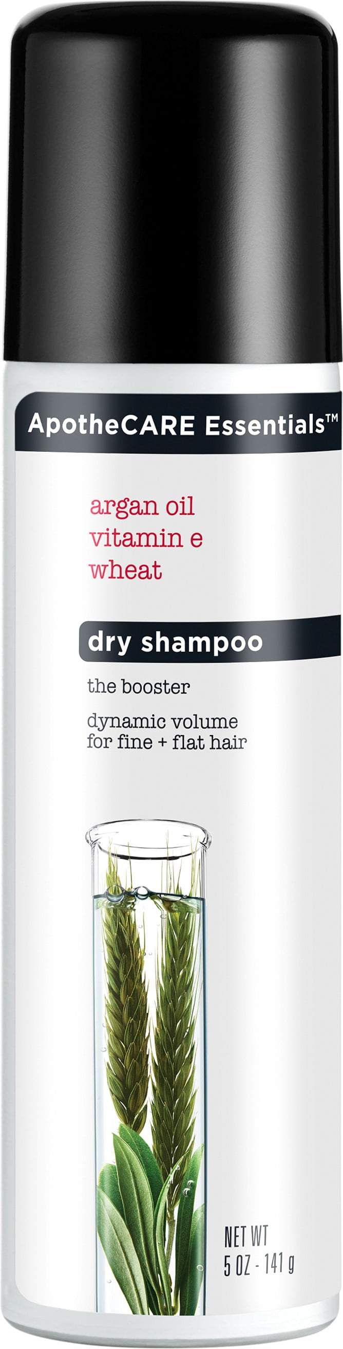 ApotheCARE Essentials The Booster Dry Shampoo Argan Oil, Vitamin E, Wheat 5 oz (Pack of 2)