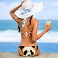 thumbnail image 5 of Panda Sunflower Swim Suit Women Bikini Set Detachable Sponge Adjustable Strap Two-Pack Swim Wear, 5 of 6