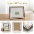 thumbnail image 2 of Unique Bargains Aesthetic Ins Wood Photo Frame Linen 8" x 10", 2 of 5