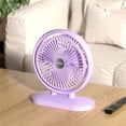 thumbnail image 2 of sruoe Fan Desk Fan, Tabletop Fans for Home, Tabletop Fans on Clearance, Personal Fan, Rechargeable Fan, Desk Fan USB, Desk Fans Small Quiet, All Fans Sleep Fan Air Circulator Travel Fan, 2 of 5