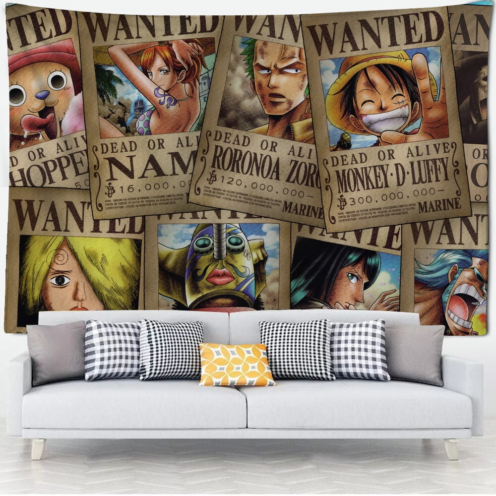 Anime One Piece Tapestry For Room Aesthetic Anime Wall Art Tapestry Wall  Hanging Decor Room Decor For Bedroom Living Room 
