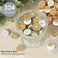 thumbnail image 2 of Big Dot of Happiness Confirmation Elegant Cross - Religious Party Small Round Candy Stickers - Party Favor Labels - 324 Count, 2 of 7