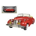 thumbnail image 2 of 1940 Cadillac Sedan Series 62 Red 1/32 Diecast Car Model by Signature Models, 2 of 2