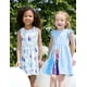 thumbnail image 4 of Vestidos para niñas pequeñas Disney Frozen Elsa&Anna, paquete de 2 unidades, 3T, 4 of 7