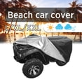 thumbnail image 6 of Lawn Mower Cover Waterproof Snowblower Cover UV Protection Shade Garden Yard Furniture Motorcycle Beach Car Tractor Cover (black,183x137x117cm), 6 of 6