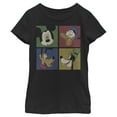 thumbnail image 4 of Disney Characters Block Party Girl's Solid Crew Tee, Black, X-Large, 4 of 4
