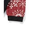 thumbnail image 6 of Hirigin Store Family Matching Christmas Pajamas, Baby Romper/Dog Clothes/Letter Snowflake Print Long Sleeve Tops and Pants Sleepwear Set, 6 of 10