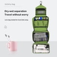 thumbnail image 4 of Wdhugt Large Capacity Cloth Wash Bag Home Kitchen Hangable Storage For Travel Business Trip Waterproof Hook Type White Color White, 4 of 6