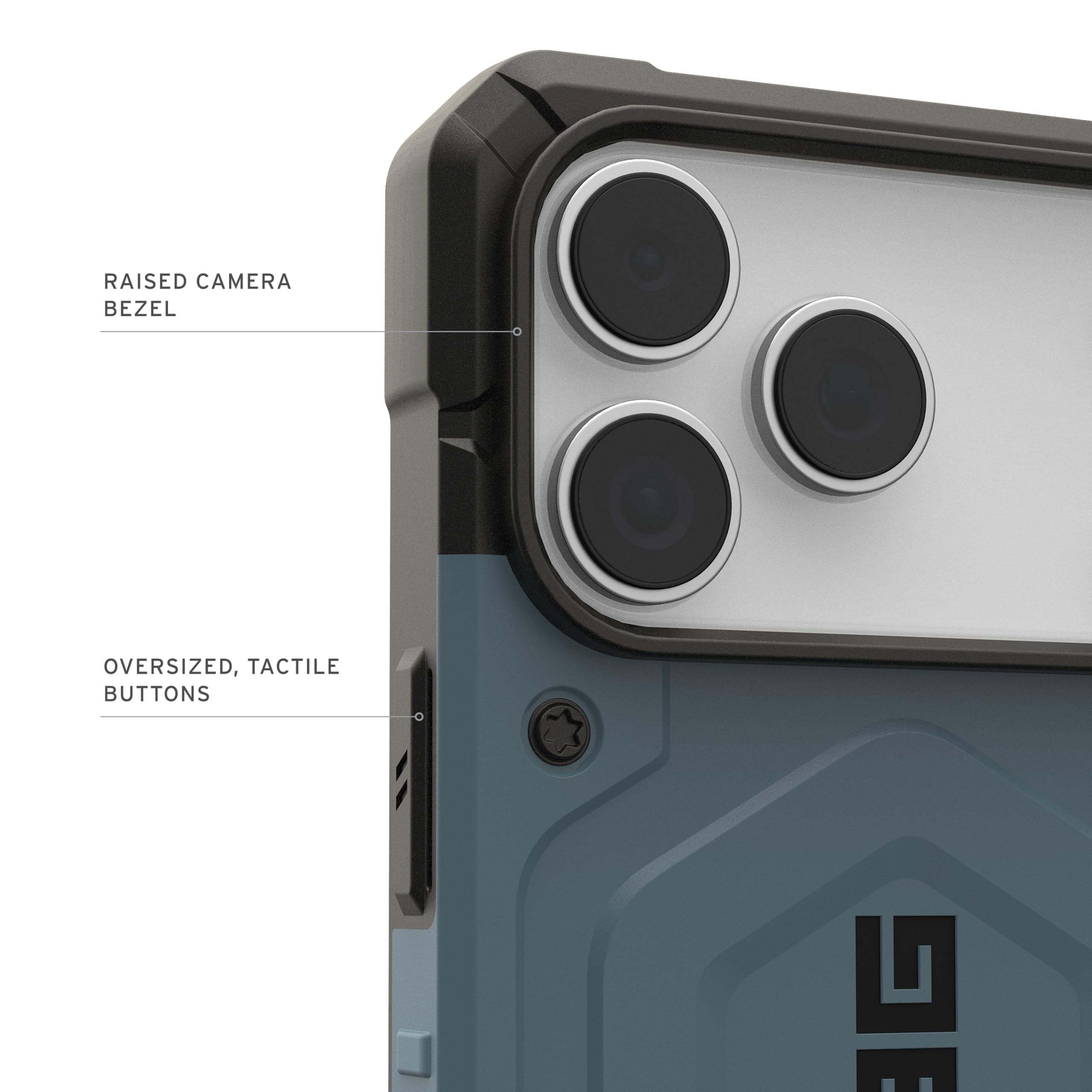 UAG iPhone 17 Pro Max Case Pathfinder - Compatible with MagSafe Military Grade Protective Cover, Cloud Blue
