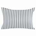 thumbnail image 2 of Navy Blue Striped King Size Pillow Cover, Pillowcase Protectors with Zipper, Breathable Decorative Throw Pillow Case Cover, Navy Blue White Stripes Farmhouse Pillow Shams for Couch Sofa 20x36Inch, 2 of 8