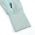 thumbnail image 3 of WIBACKER Baby Cotton Long Pajamas with Mittens Cuff for Boys 2 Way Zipper Both Footed and Footless Sleepers, 3 of 10