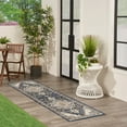 thumbnail image 2 of Nourison Essentials Persian 2'2" x 14 Navy Vintage Indoor/Outdoor Rug, 2 of 11