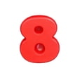 thumbnail image 1 of Agiferg Birthday Number Silicone Cake Mold Pizza Pan Baking Cake Bread Kitchen DIY Mould, 1 of 1
