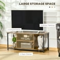 thumbnail image 4 of HOMCOM TV Stand for 55 Inches TVs with Adjustable Shelf for Living Room, 4 of 10