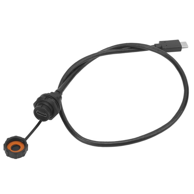 Conector USB impermeable IP68 TIPO C hembra/macho con toma de cable E10TPC-BF-F/TPC-A-M1 metro