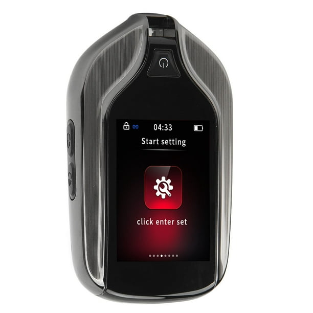 Llave De Coche Remota Inteligente, Botones Físicos Llave De Coche Inteligente Remota Bloqueo Automático Pantalla Táctil LCD Universal Para Modelos De Botones De Motor De Parada