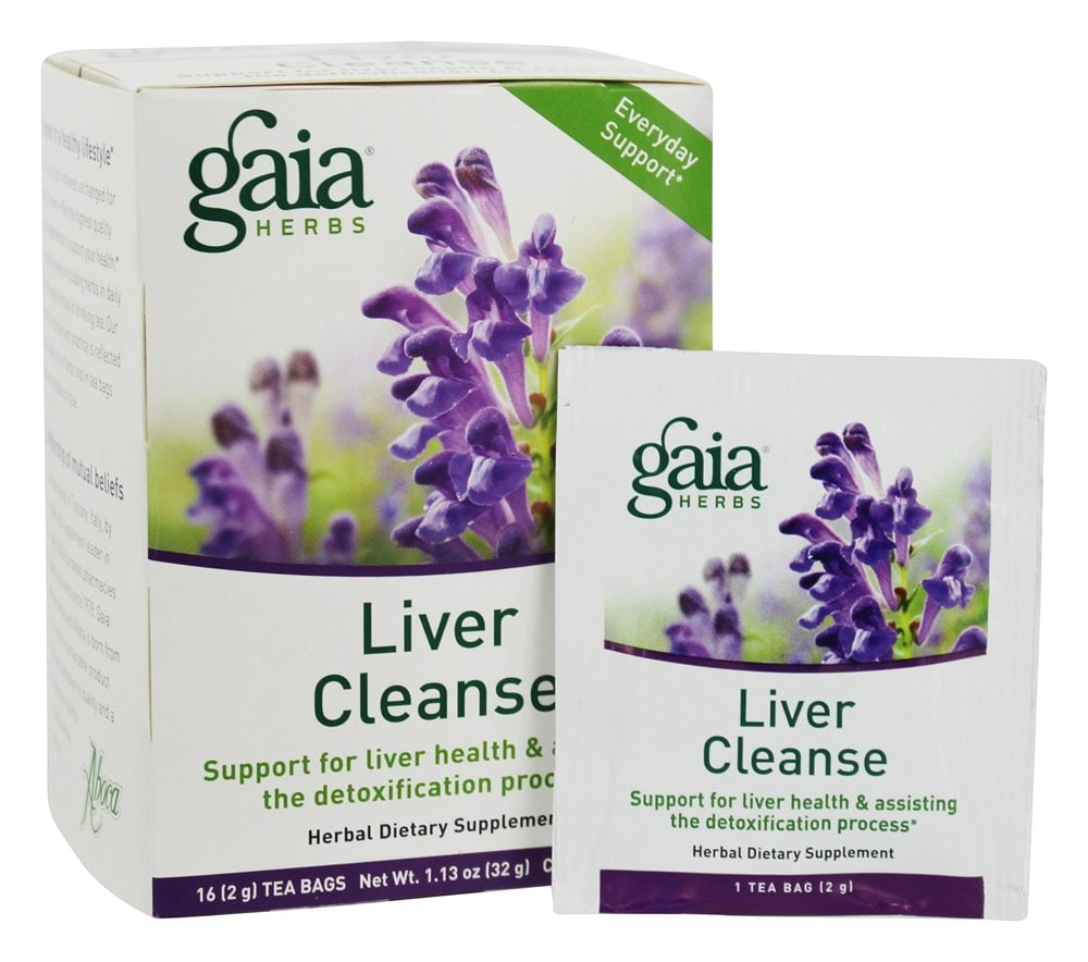 Gaia Herbs Liver Cleanse Tea 16 Tea Bags
