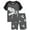 C/Dinosaur, variant on WIBACKER 2-9 Years Boys Short Sleeve Sleepwear Kids Summer Pjs Children Sleepwear 2-Pieces Excavator 4T