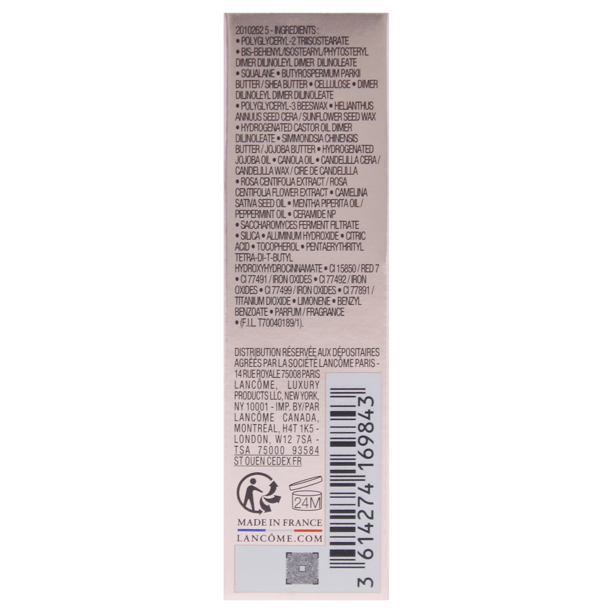 Lancome Lip Idole Squalane-12 Butterglow- 50 Sheiks Rosy Nude , 0.1 oz Lip Balm
