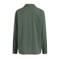 thumbnail image 6 of Godom Shirts for Women Oversized Long Sleeve Button Down Shirts Blouses Tops with Pocket, 6 of 7