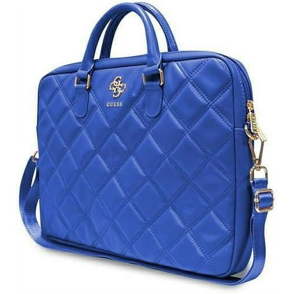 Guess Quilted 4G Bag for 16" Laptop Blue - GUCB15ZPSQSSGB