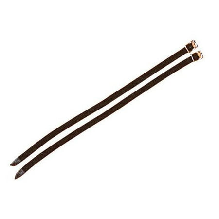 Perri's Black Nylon Spur Straps, Black