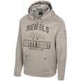 thumbnail image 3 of Men's Colosseum Oatmeal Ole Miss Rebels Big & Tall Operation Hat Trick Battalion Hoodie Sweatshirt, 3 of 4