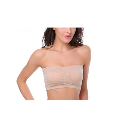 

Maraso Women Plus Size Strapless Removable Padding Bra M-3XL