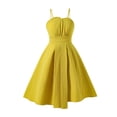 thumbnail image 3 of Gunia Teen Girls Dresses Sleeveless Strapless Dress With Modern Design Summer Sundress Yellow Dress For Girls 7-12 Years, 3 of 9