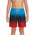 thumbnail image 2 of Mowujeit Boys Swim Trunks with Boxer Brief Liner Compression Kid Bathing Suit Quick Dry Beach Swimsuit little Boys Swim Shorts 7, 2 of 7
