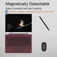 thumbnail image 2 of Type Cover for Microsoft Surface Pro 7+/Pro 7/Pro 6/Pro 5/Pro 4/Pro 3, Bluetooth Keyboard with Multi-Touch Trackpad, Ultra Slim-Wine With Backlit, 2 of 6