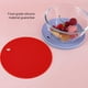 thumbnail image 4 of Cateissary Accesorios de almohadilla de olla de aislamiento térmico Cojines de sujeción de cocina Accesorio protector de soporte de Cocina y Comedor Rojo, 4 of 6