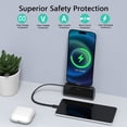 thumbnail image 6 of Mini Power Bank, 5,000mAh+5,000mAh Portable Charger 18W Compatible with iPhone 16 Series, Samsung, iPad Pro/Air, 6 of 9
