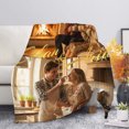 thumbnail image 3 of Ireezec Custom Photo Blanket Personalized Fleece Throw with Pictures for Family Christmas Gifts Warm Soft Bedding Decor for Couples Adults Home Use, 3 of 9