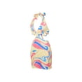 thumbnail image 2 of xiaxaixu Female Dress Geometric Pattern Print V-Neck Sleeveless One-Piece, 2 of 7