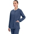 thumbnail image 5 of Cherokee Snap Front Scrub Jackets for Women, Workwear Revolution Soft Stretch WW310, 5 of 9