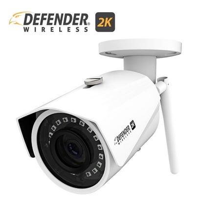 Defender 2K (4MP) Wireless Wide Angle, Night Vision IP Camera with Remote Mobile Viewing and No Monthly (Best Ip Web Camera)