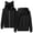 Black, variant on Girls Zip up Hoodie Cute Long Sleeve Cat Jacket Kids Kitten Ear Hooded Sweatshirt with Pocket Teens Fall Clothes