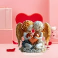 thumbnail image 2 of (Clearance) BNNG Valentines Day Decor Gnome Heart Sign Acrylic Valentine Block table Decor Centerpiece Angel Love Birds Sweeter Sign for Home Mantel Indoor Tabletop Shelf Desk Decoration, 2 of 5