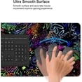 thumbnail image 4 of Trippy Psychedelic Art XXL XL Large Gaming Mouse Pad for Desk, Non-Slip Long Extended Keyboard Pads Mousepad Rubber Table Mat 31.5 X 11.8 Inch, 4 of 6