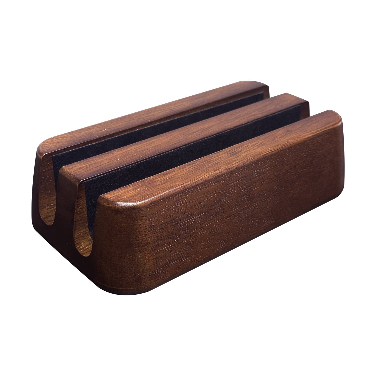 YTGLEN Solid Wood Dual Vertical Laptop Stand Dock Holder (Max 0.7")