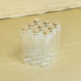 thumbnail image 3 of Empty Transparency Glass Bottle with Cork 20ml Decorative Bottle for Christmas Gift Wedding Decoration 6pcs, 3 of 5