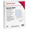 DocuGard Standard Security Paper for Printing Prescriptions & Preventing Fraud, 6 Features Letter - 8 1/2" x 11" - 24 lb Basis Weight - 500 / Ream - Blue