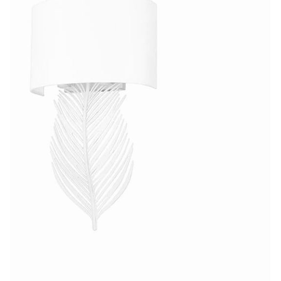 Golden Lighting Cay 2-light Wall Sconce in Matte White
